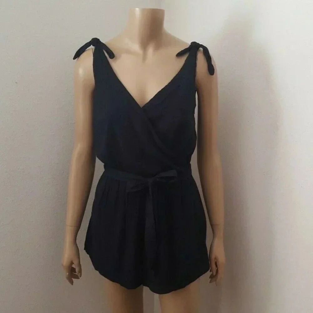 NWT Abercrombie & Fitch Wrap Front Romper Size XS